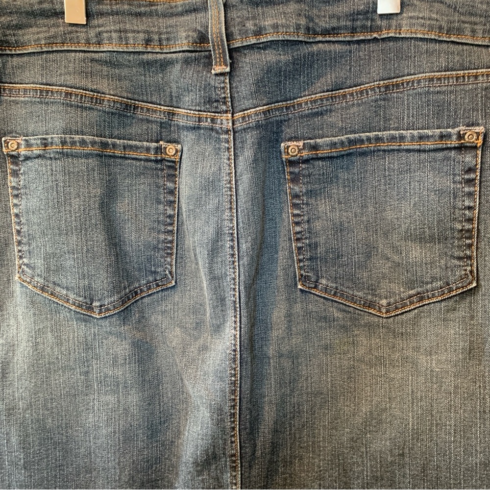 NYDJ Women’s Blue Denim Jean Skirt with Pockets 20W - Picture 8 of 14